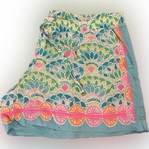Lilly Pulitzer Katie Shorts - XL Lightweight Rayon.